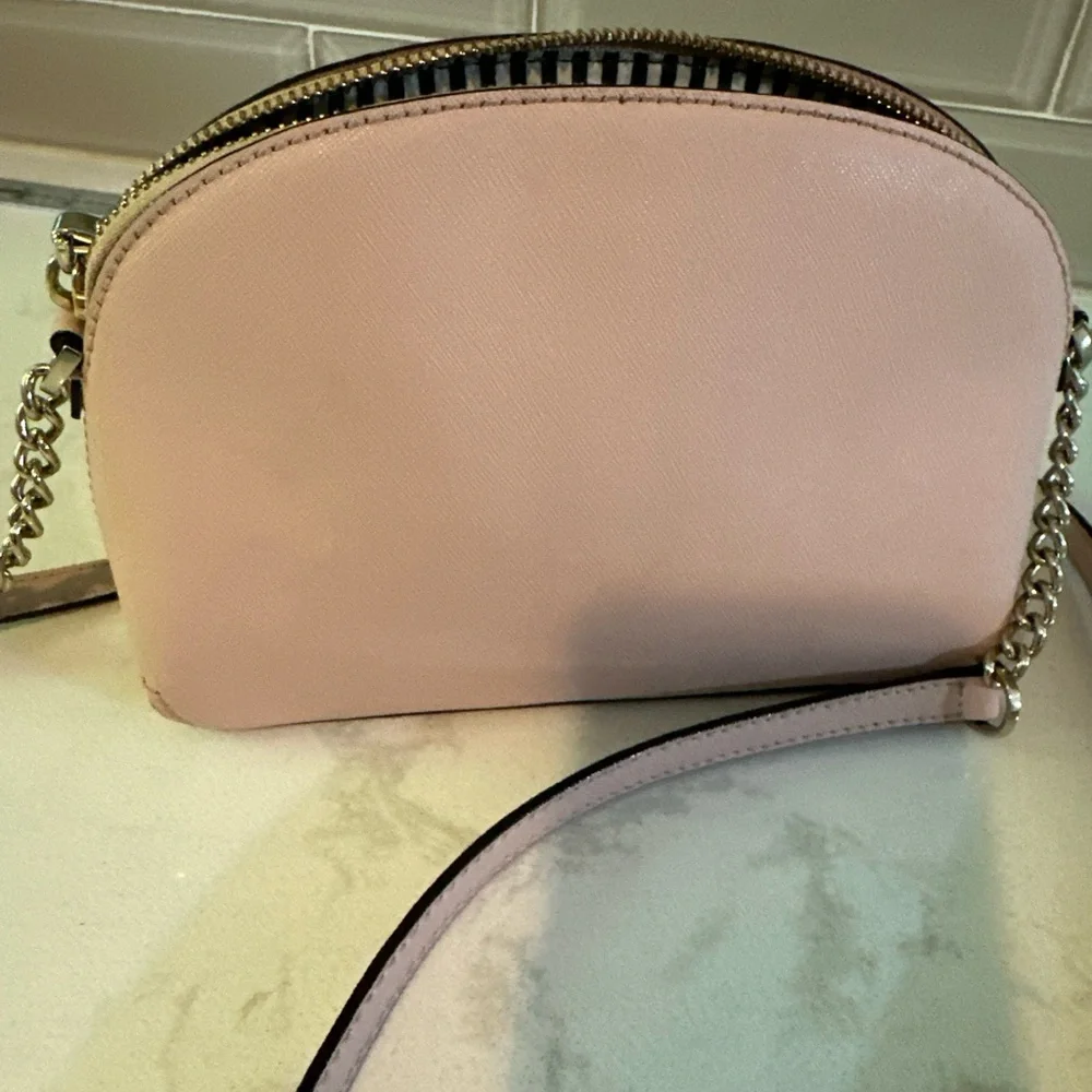 Kate Spade Cameron Street Hilli Crossbody Warm Vellum Pink Leather